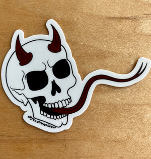 The Devil Made Me Do It - Sticker